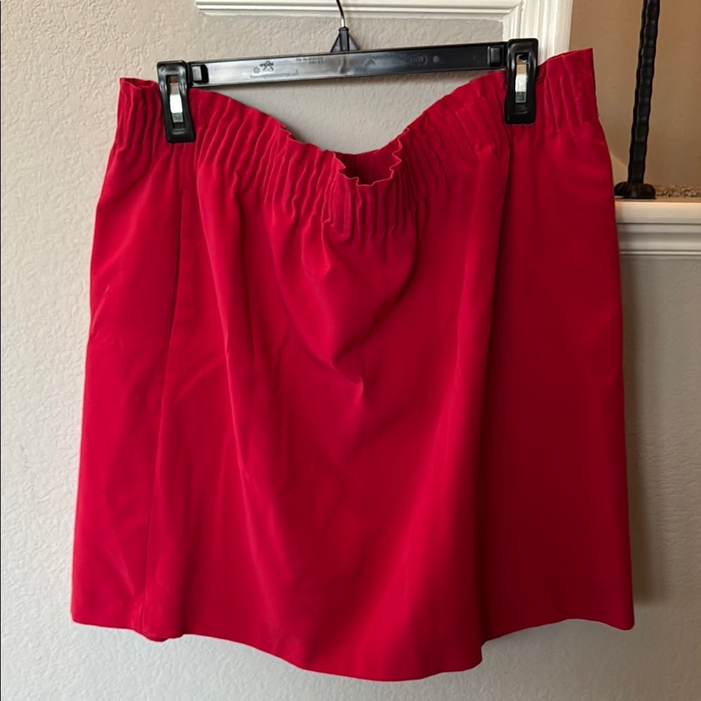 Elegant Red Women's Skirt